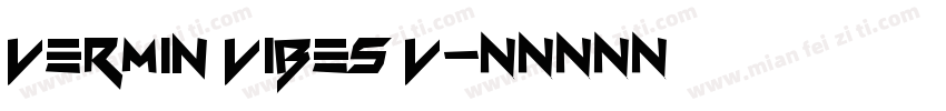 Vermin Vibes V字体转换